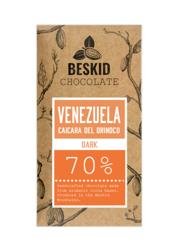 Czekolada Wenezuela Caicara del Orinoco 70% ciemna