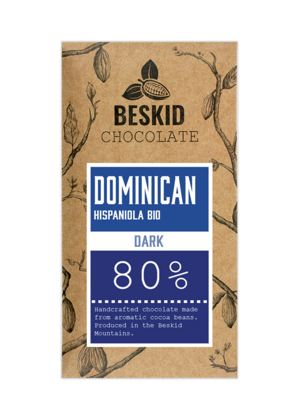 Czekolada ciemna Dominikana Hispaniola BIO 80%