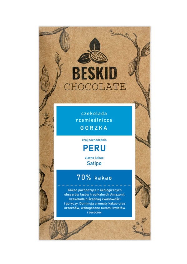 Czekolada ciemna Peru Satipo 70%