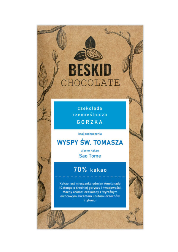 Czekolada ciemna 70% Wyspy św. Tomasza