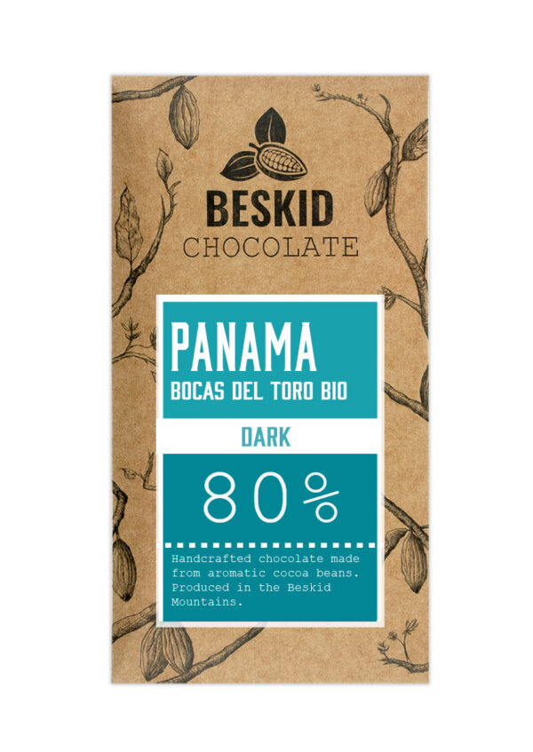 Czekolada ciemna Panama Bocas del Toro 80%