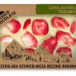 Czekolada biała 32% z truskawką 70g