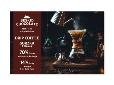 Czekolada gorzka z kawą Drip Coffee 70/14