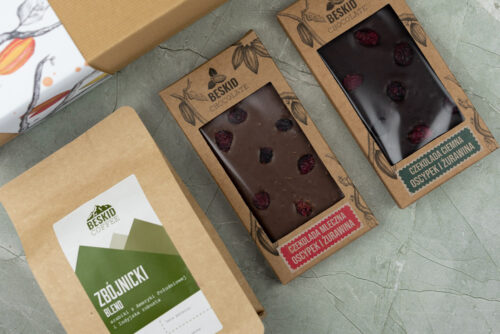 Zestaw prezentowy GÓRALSKI 2 czekolady i kawa