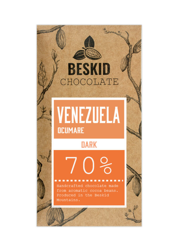 Czekolada ciemna 70% Wenezuela region Ocumare 