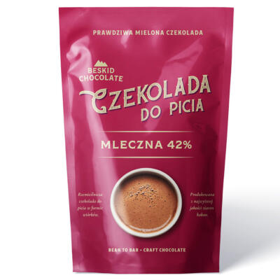 Beskid mleczna czekolada do picia 42% 200g