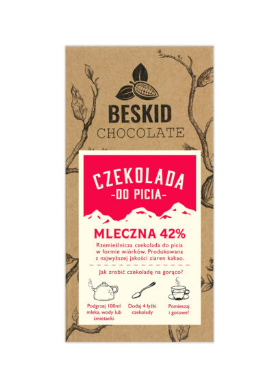 Beskid milk drinking chocolate 42% 200g