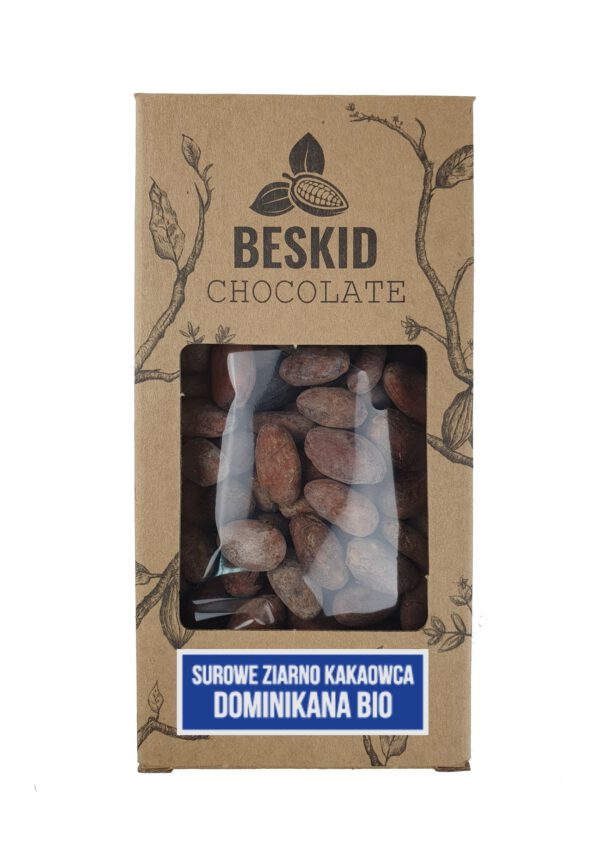 Dominikana Hispaniola BIO - surowe ziarna kakaowca 200g