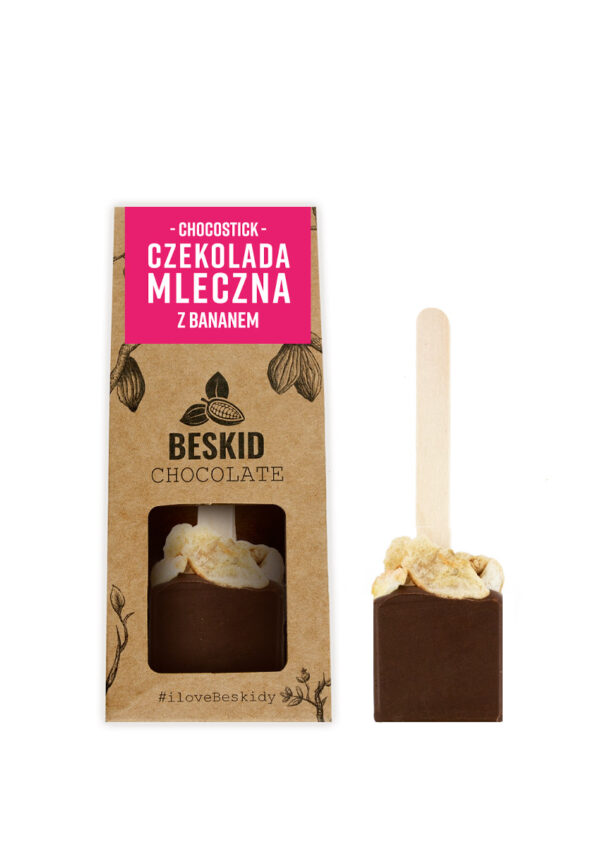 Chocostick z czekolady mlecznej z bananem 45g