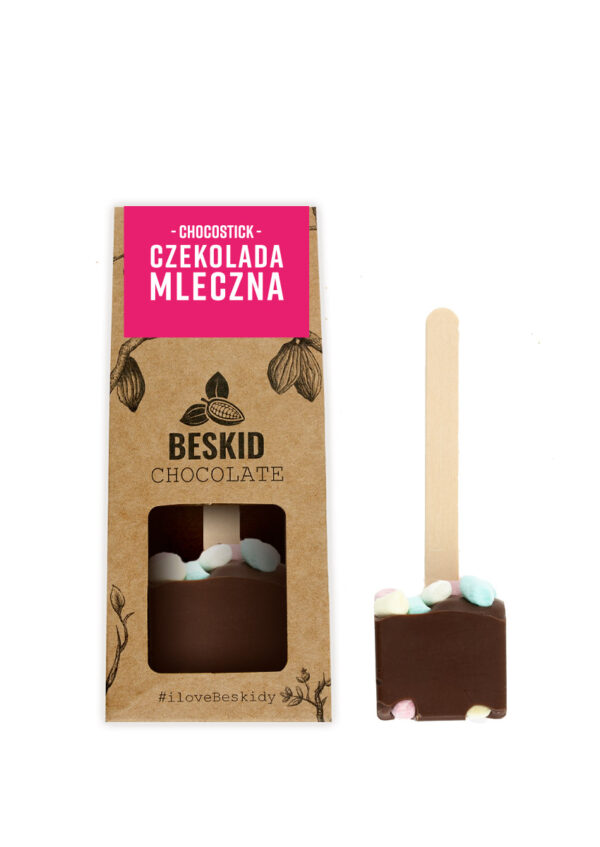 Milk chocolate chocostick with marshmallows 45g