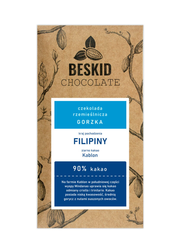 Czekolada Filipiny Kablon 90%