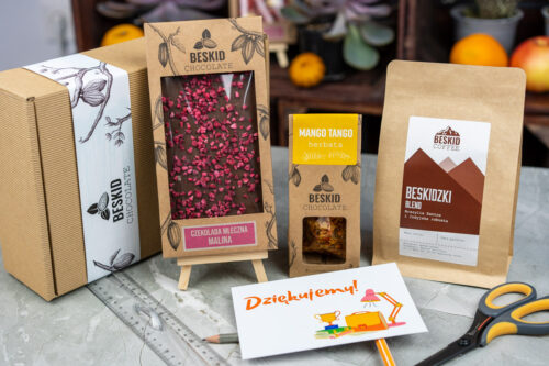 Zestaw prezentowy DZIEŃ NAUCZYCIELA kawa, herbata i czekolada