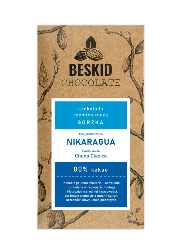 Czekolada ciemna Nikaragua 80%