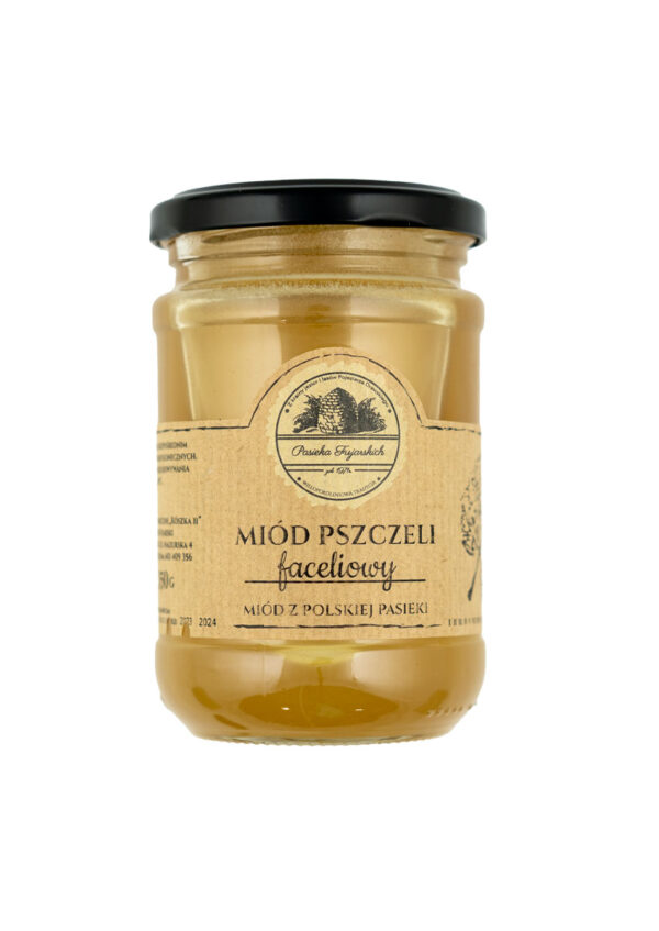 Pasieka Fujarskich - miód faceliowy 350g