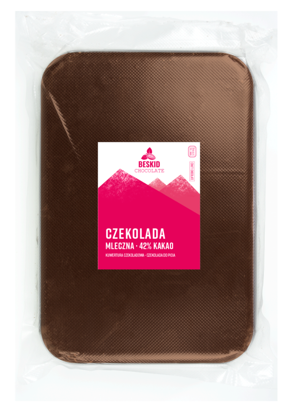 Kuwertura czekoladowa mleczna 3kg (42% kakao) - blok