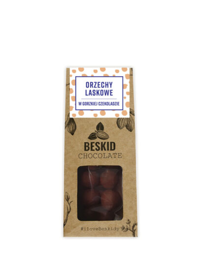 Hazelnuts in dark chocolate 50g