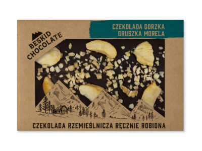 Czekolada gorzka z gruszką i morelą