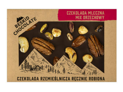 Czekolada mleczna z miksem orzechów