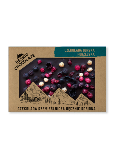 Dark chocolate with currants