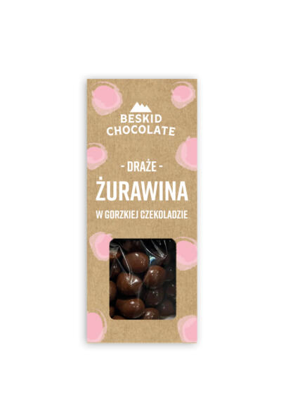 Żurawina w gorzkiej czekoladzie 50g