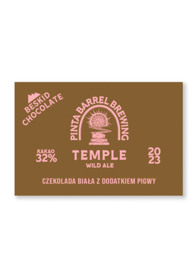 Czekolada Temple 32% biała z dodatkiem pigwy