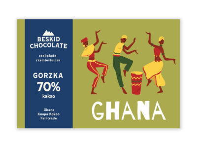 Dark chocolate Ghana Kuapa Kokoo 70%