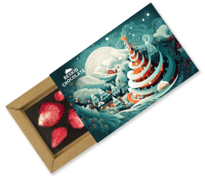 Boże Narodzenie - Czekolada gorzka z truskawką