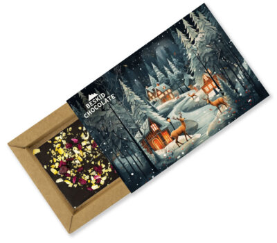 Boże Narodzenie - Czekolada gorzka z pomarańczą i granatem