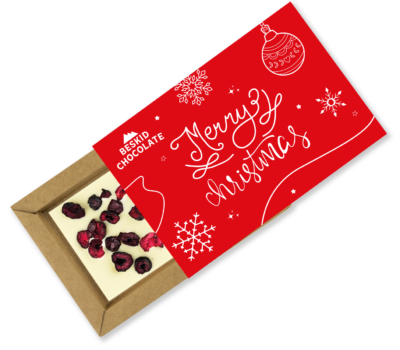 Boże Narodzenie - Czekolada biała z wiśniami