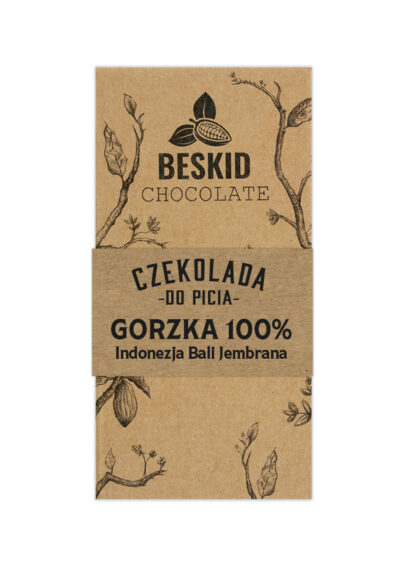 Czekolada do picia gorzka 100% Indonezja Bali Jembrana