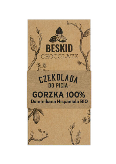 Czekolada do picia gorzka 100% Dominikana Hispaniola