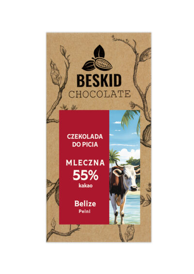 Czekolada do picia mleczna 55% Belize Peini
