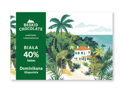 Czekolada biała 40% Dominikana Hispaniola BIO