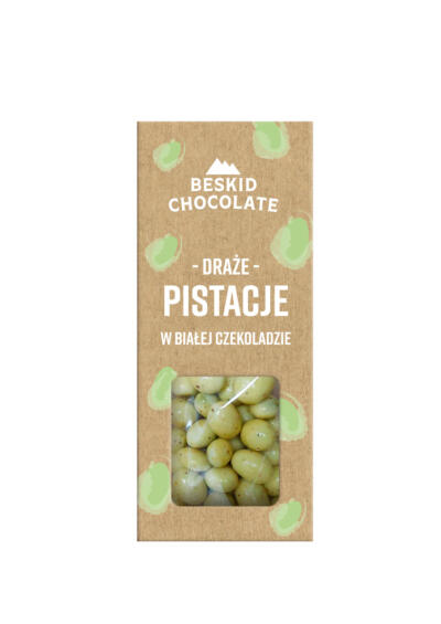 Pistacje w białej czekoladzie 50g