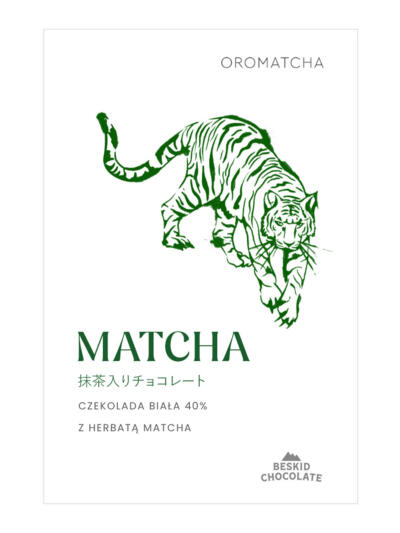 Czekolada biała 40% MATCHA