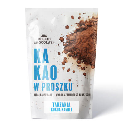 Kakao w proszku 100% Tanzania Kakao Kamili niealkalizowane