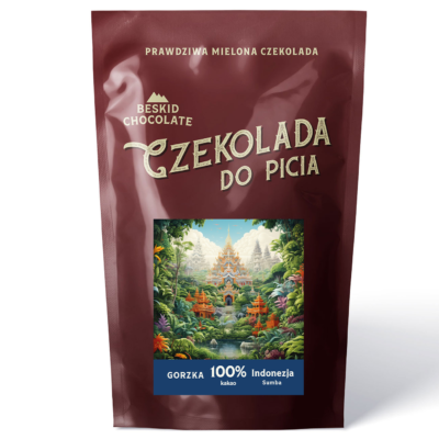 Czekolada do picia gorzka 100% Indonezja Sumba