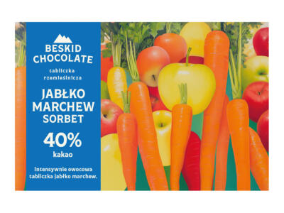 Tabliczka Jabłko Marchew sorbet 40%