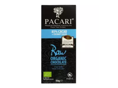Pacari 85% Raw czekolada organiczna z cukrem kokosowym