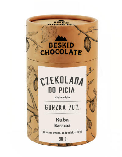 Czekolada do picia gorzka 70% Kuba 200g