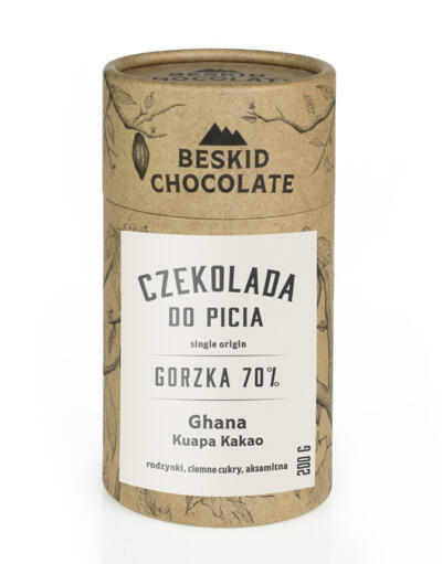Czekolada do picia gorzka 70% Ghana Kuapa Kakao 200g