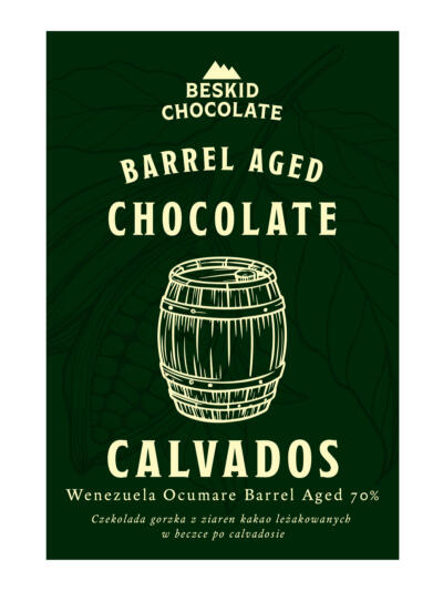 Czekolada Barrel Aged Calvados - Wenezuela Ocumare 70%