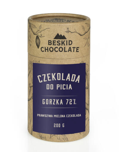 Czekolada do picia gorzka 72% 200g tuba